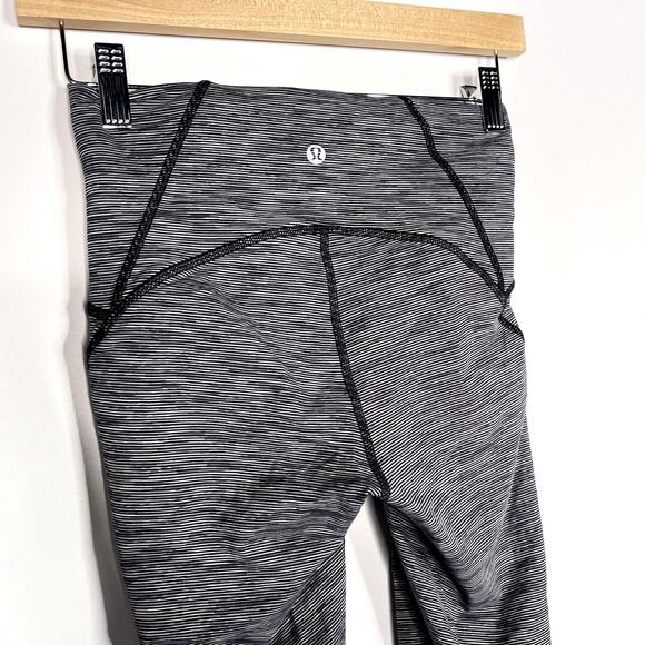 Lululemon 4 Train Times 7/8 Pant 25" Wee Are From Space Black Slate Legging - Picture 7 of 9